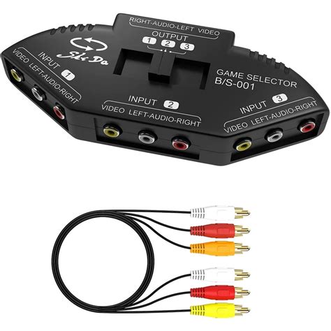 rca cable junction box|Amazon.com: RCA Splitter Cable Box.